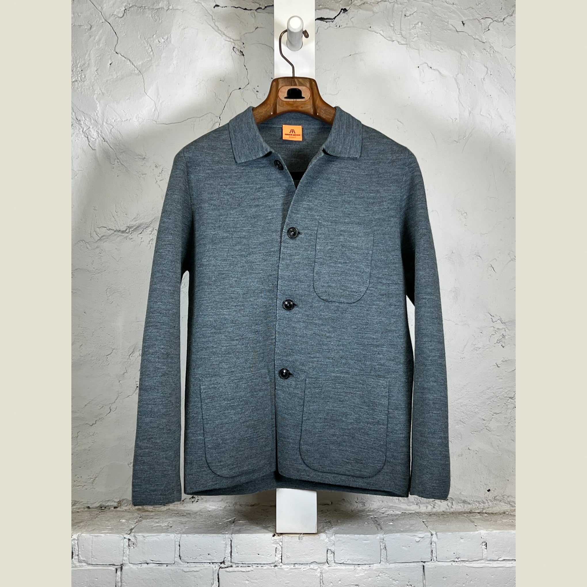 ANDERSEN-ANDERSEN Knit Work Jacket