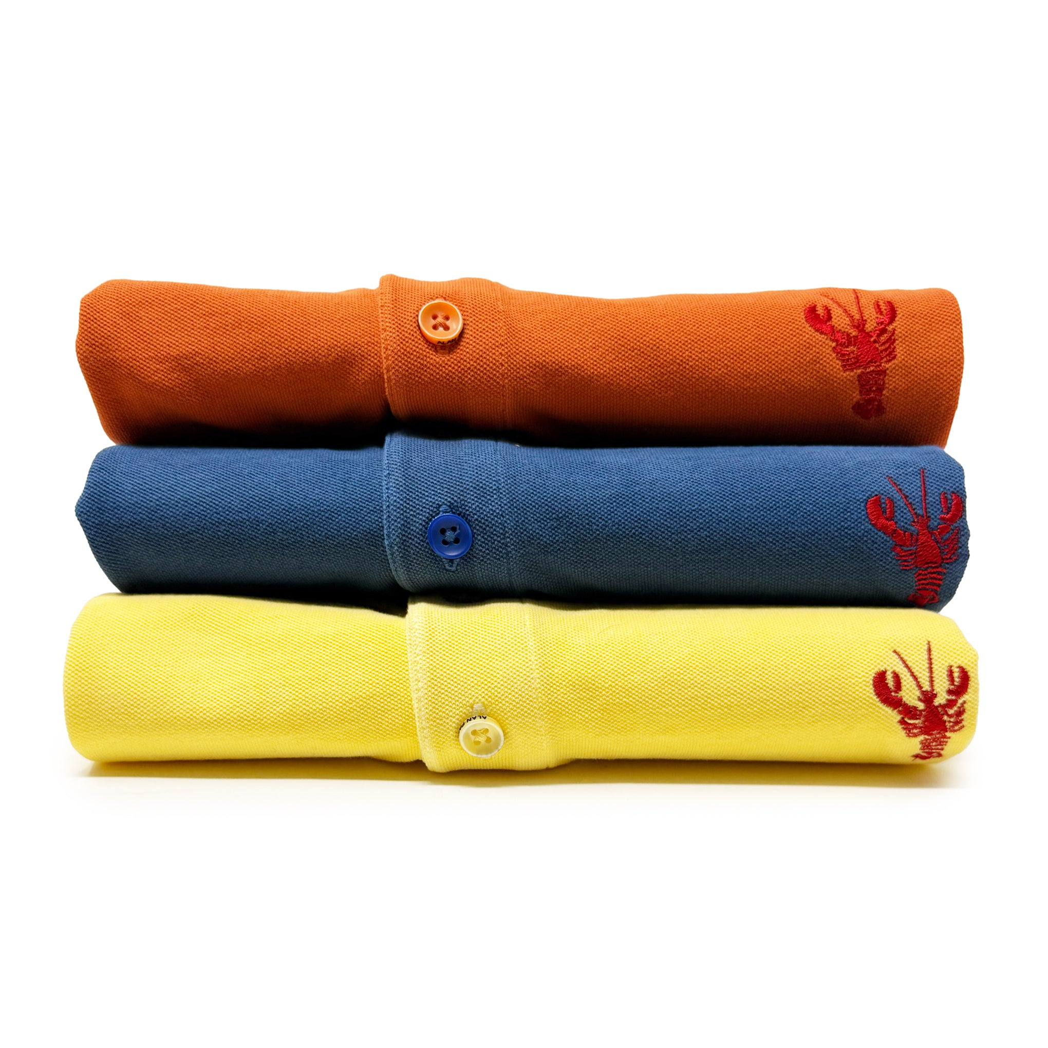 Load image into Gallery viewer, ALAN PAINE Lobster Motif Polo
