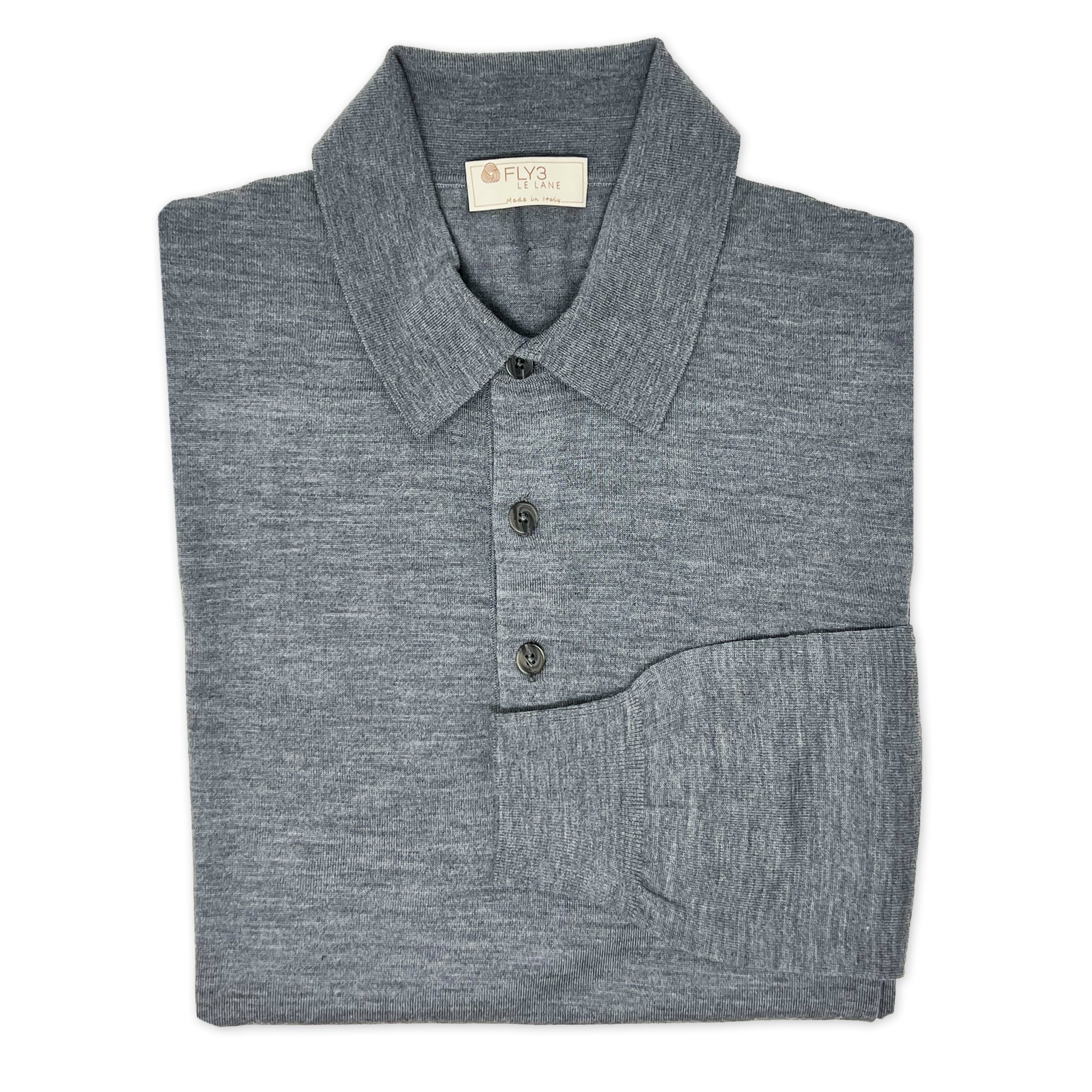 Load image into Gallery viewer, FLY 3 Linen Long Sleeve Polo
