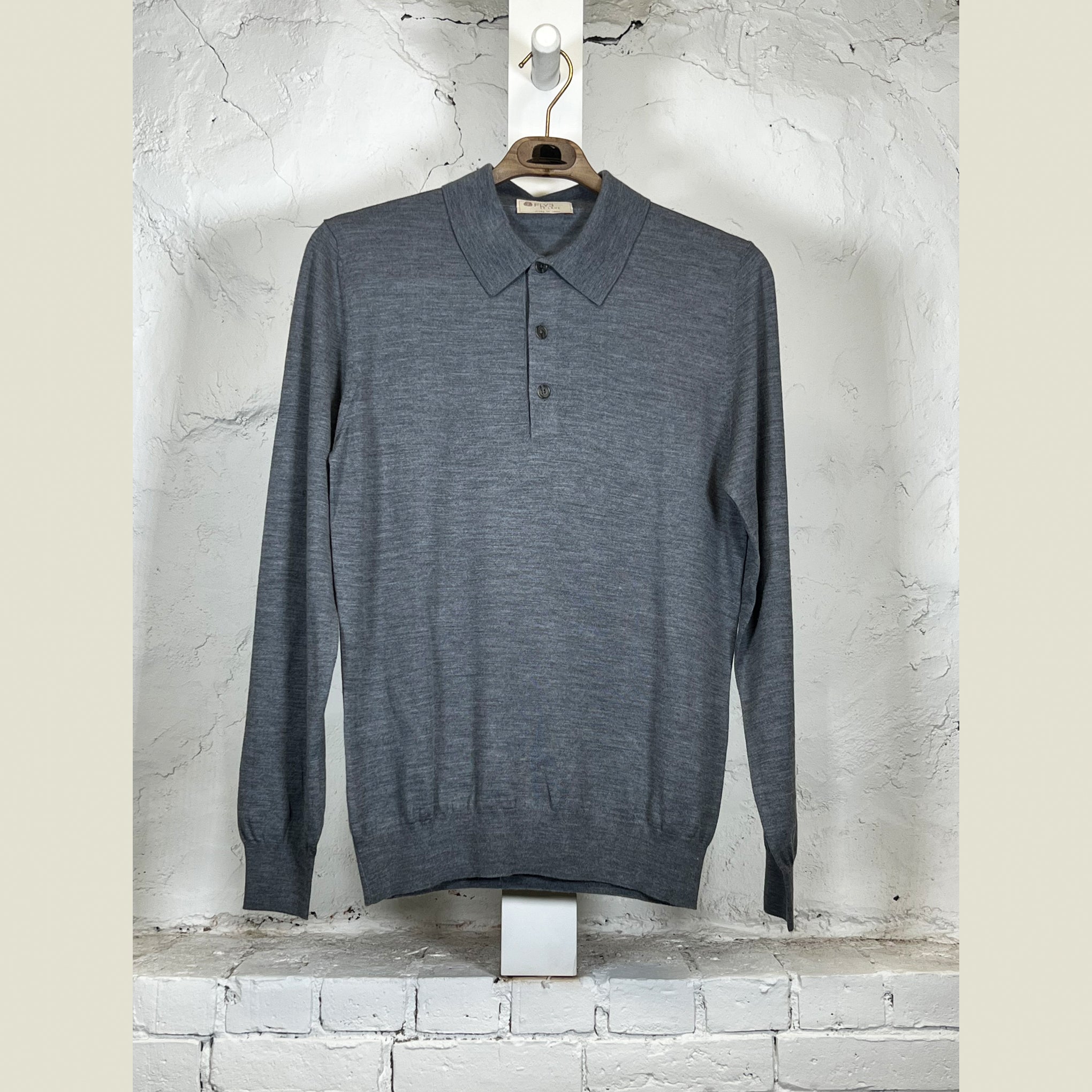 FLY 3 Linen Long Sleeve Polo