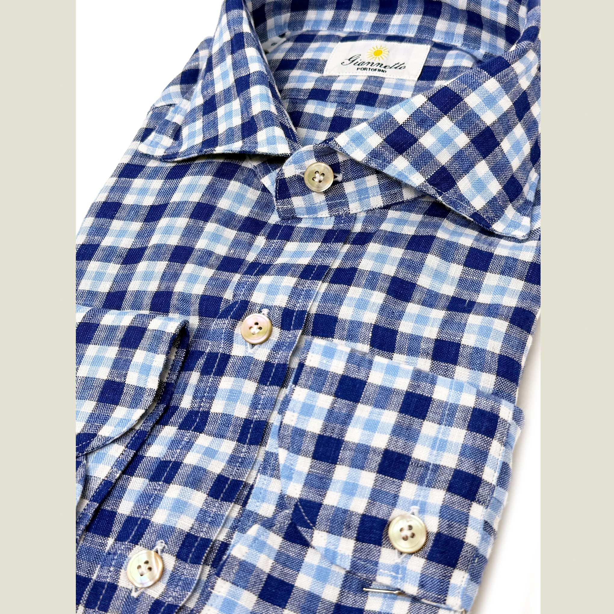 GIANNETTO PORTOFINO Check Shirt